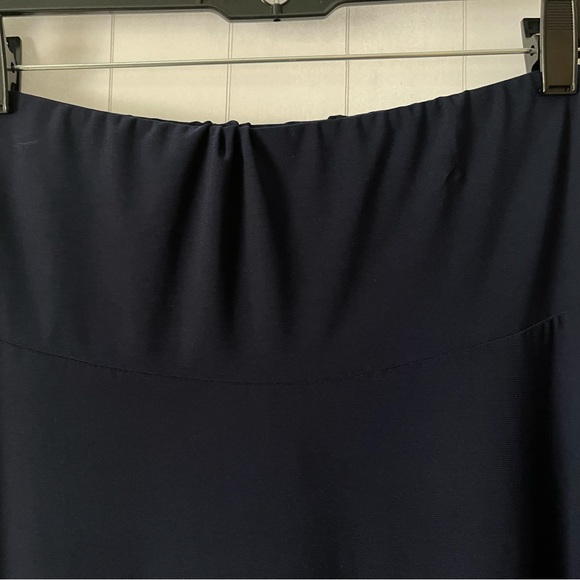 Navy Midi petite Skirt - Picture 2 of 5